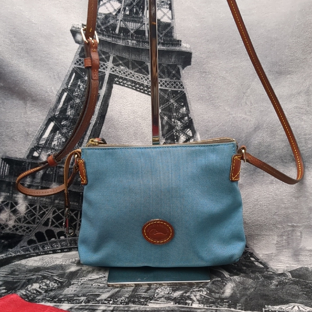 Dooney & Bourke Blue Canvas Crossbody Bag